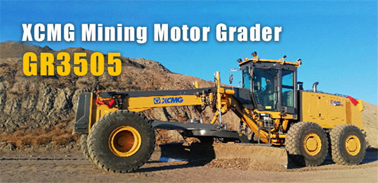 XCMG brand new 350HP mining motor graders GR3505 China wheel grader motor equipment price list